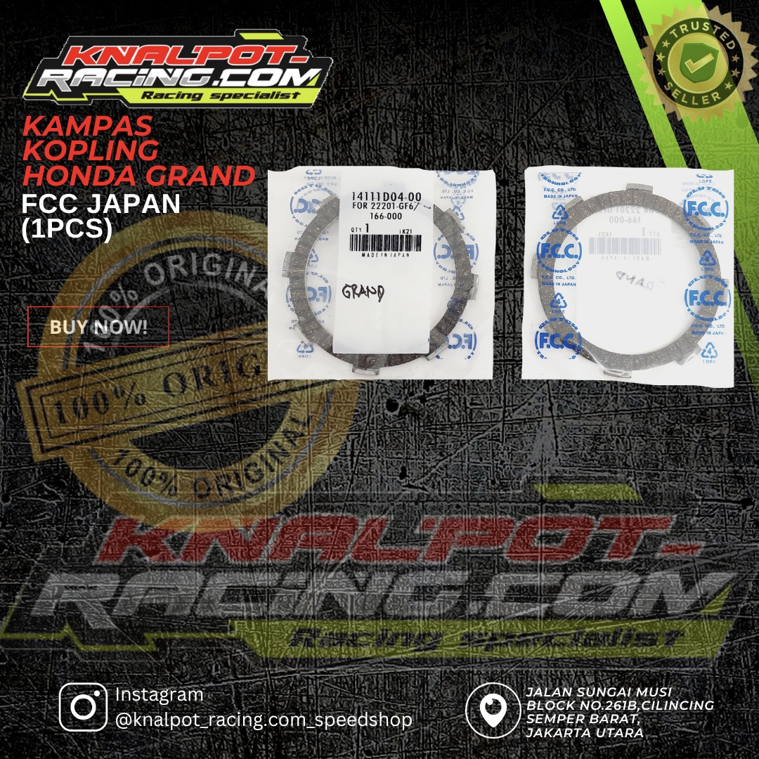 KAMPAS KOPLING HONDA GRAND FCC JAPAN(1PC)